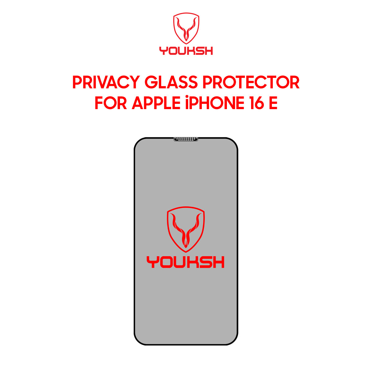 Apple iPhone 16e Privacy Glass Protector