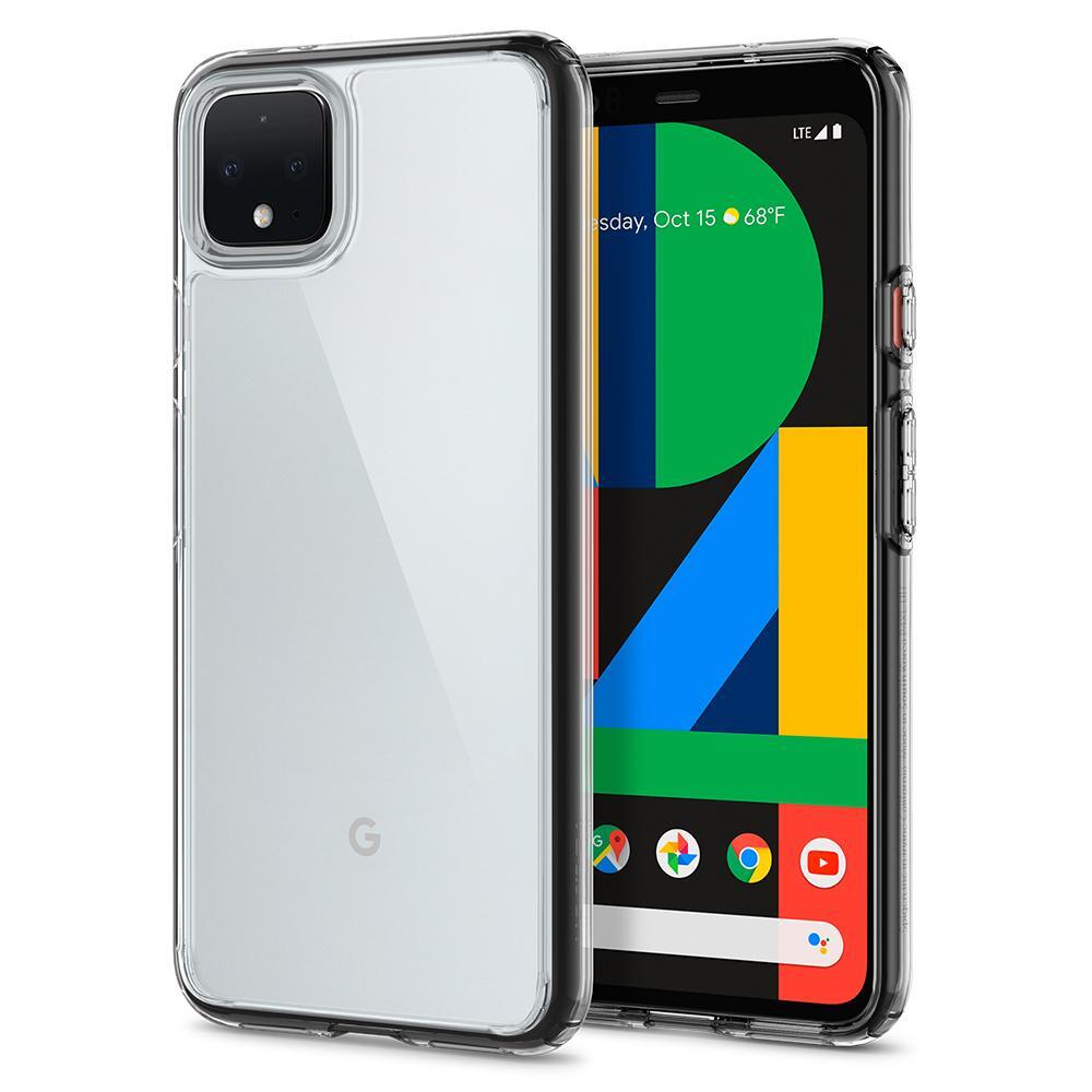 YOUKSH Google Pixel 4 Transparent Cover - Google Pixel 4 Transparent Jelly Back Cover - Google Pixel 4 Soft Shock Proof Transparent Back Pouch - Google Pixel 4 Crystal Clear Cover - Google Pixel 4 Silicone Cover.
