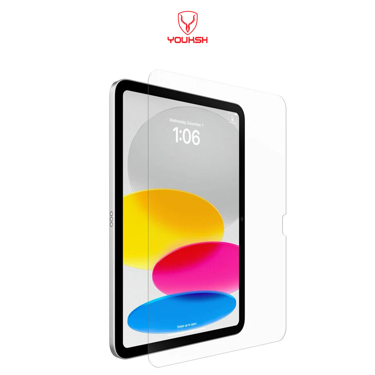 YOUKSH iPad Tempered Glass Protector For iPad 11 2025, iPad 10th 2022.