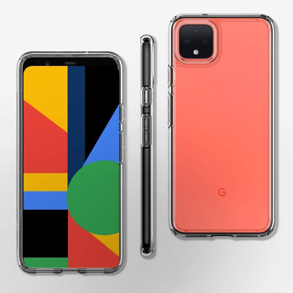 YOUKSH Google Pixel 4 Transparent Cover - Google Pixel 4 Transparent Jelly Back Cover - Google Pixel 4 Soft Shock Proof Transparent Back Pouch - Google Pixel 4 Crystal Clear Cover - Google Pixel 4 Silicone Cover.