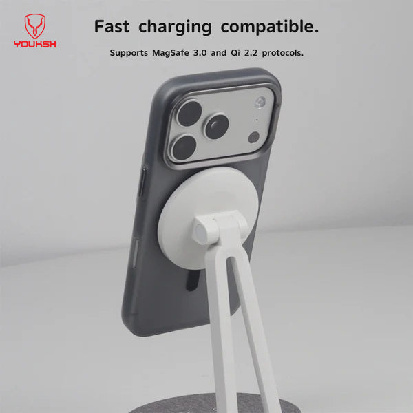 YOUKSH Mag Safe Slim Matte Case For IPhone 17 Pro.