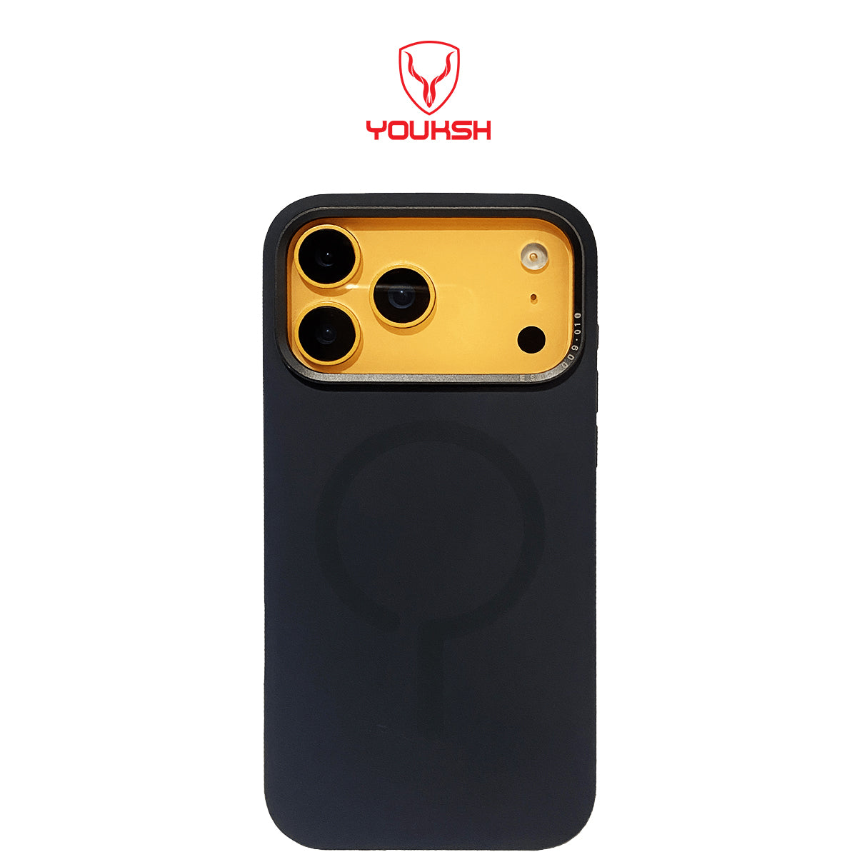 YOUKSH Apple iPhone 17 PRO MAX Soft Silicon Case with Magsafe Compatible Charging.