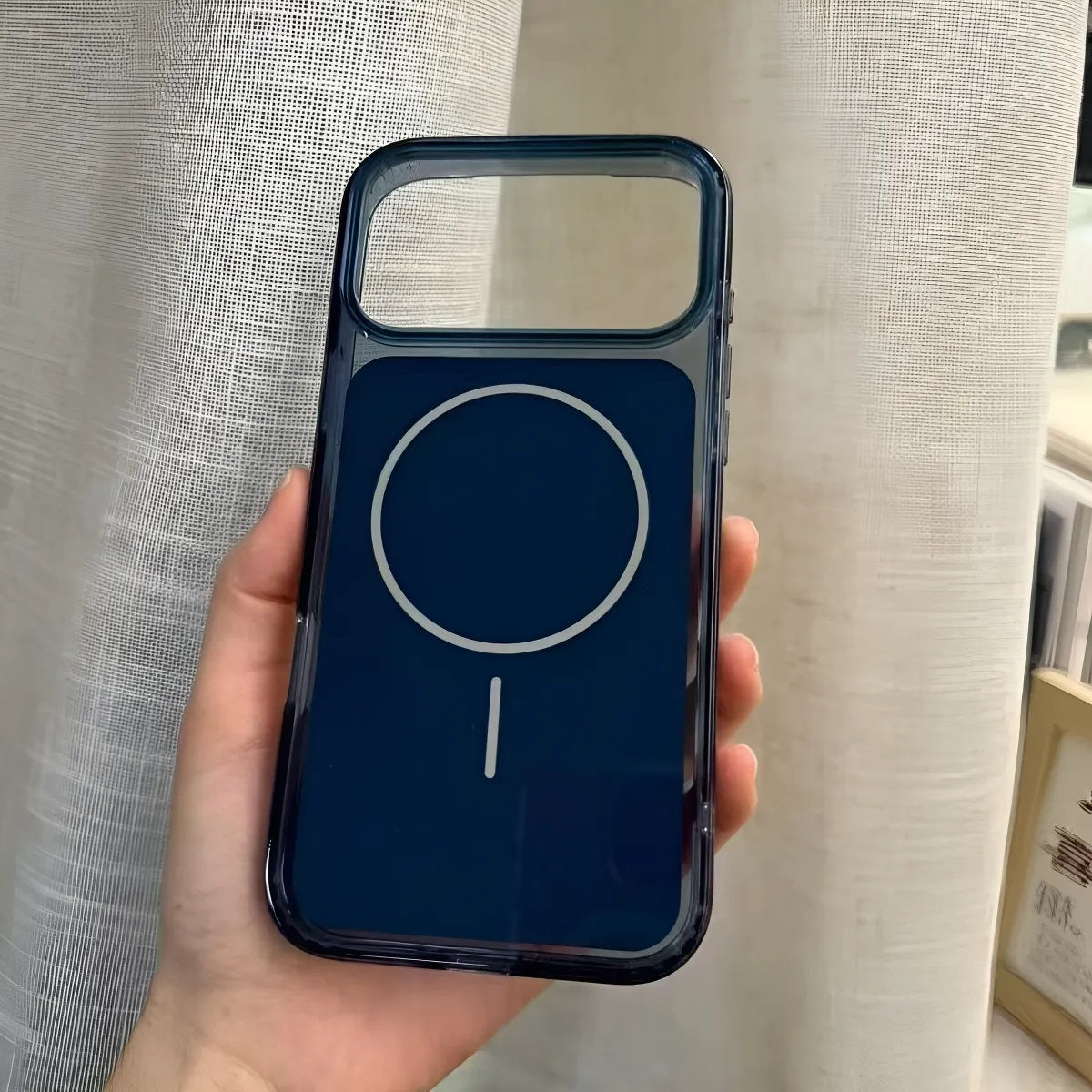 YOUKSH Color Mag Safe Case For iPhone 17 Pro, Shin Crystal Cover.