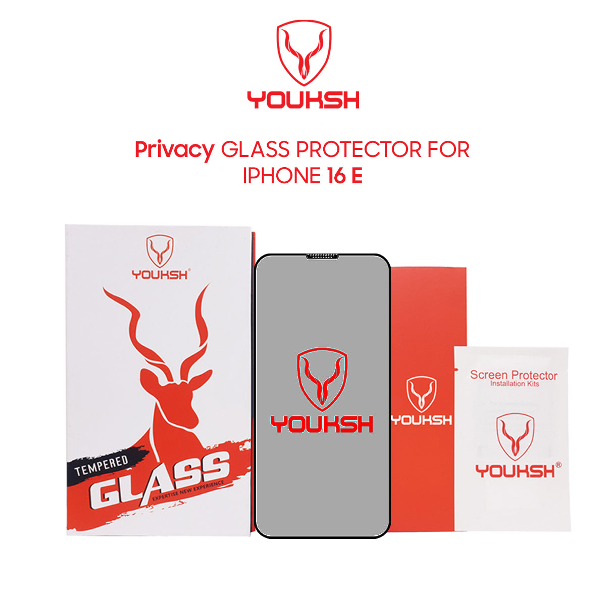 Apple iPhone 16e Privacy Glass Protector