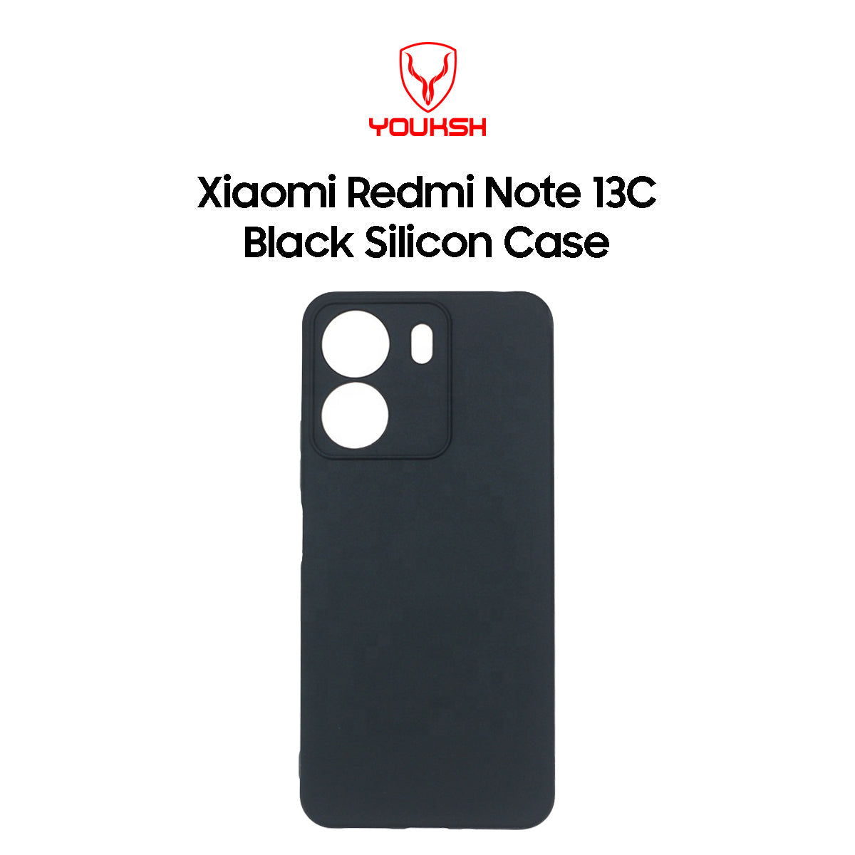 Xiaomi Redmi 13C Black Silicone Case