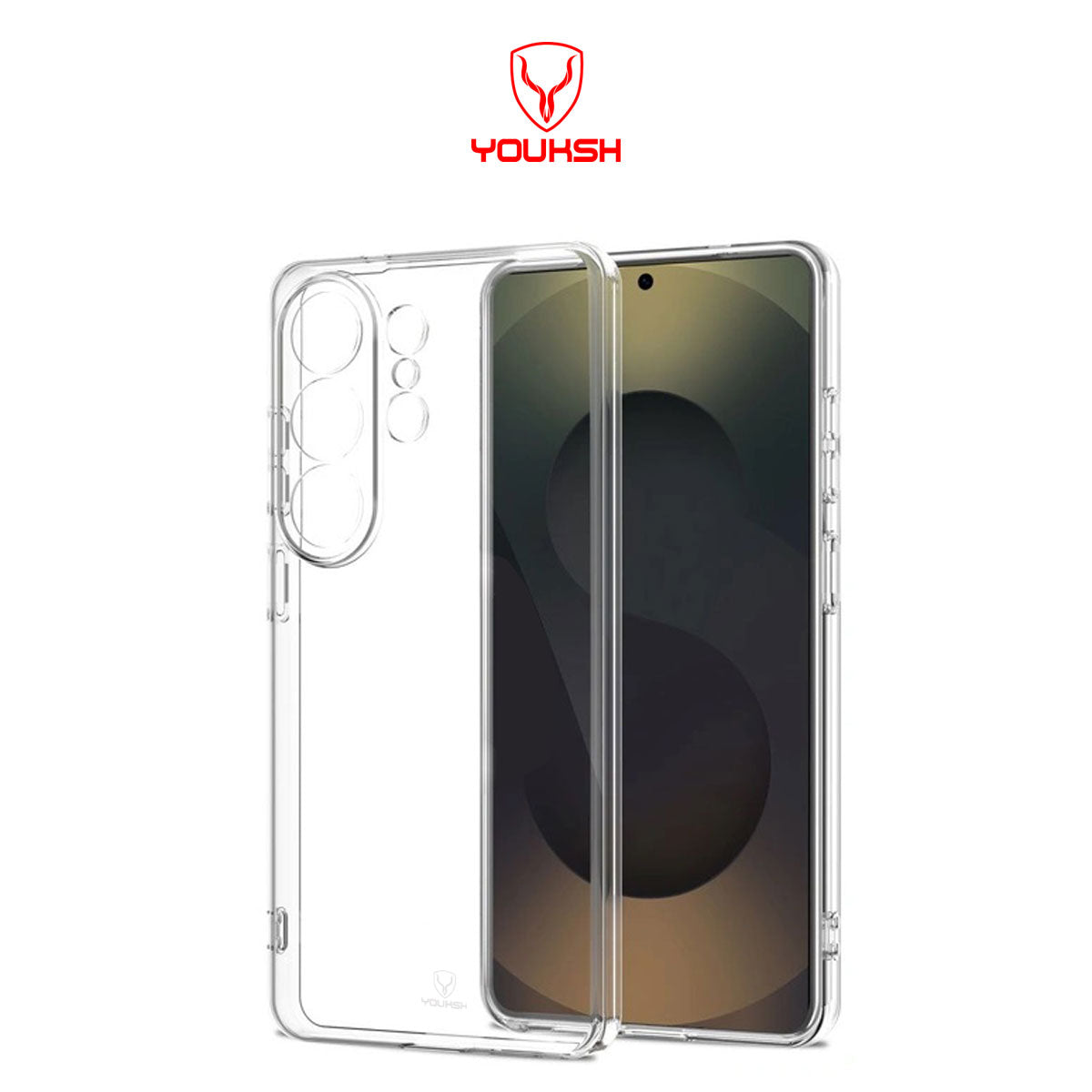 YOUKSH Samsung S26 Ultra Transparent Case.