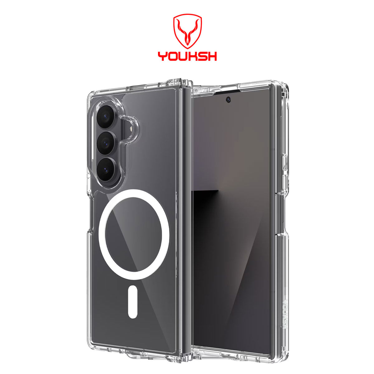 Samsung Galaxy Z Fold 8 Ultra Transparent MagSafe Case