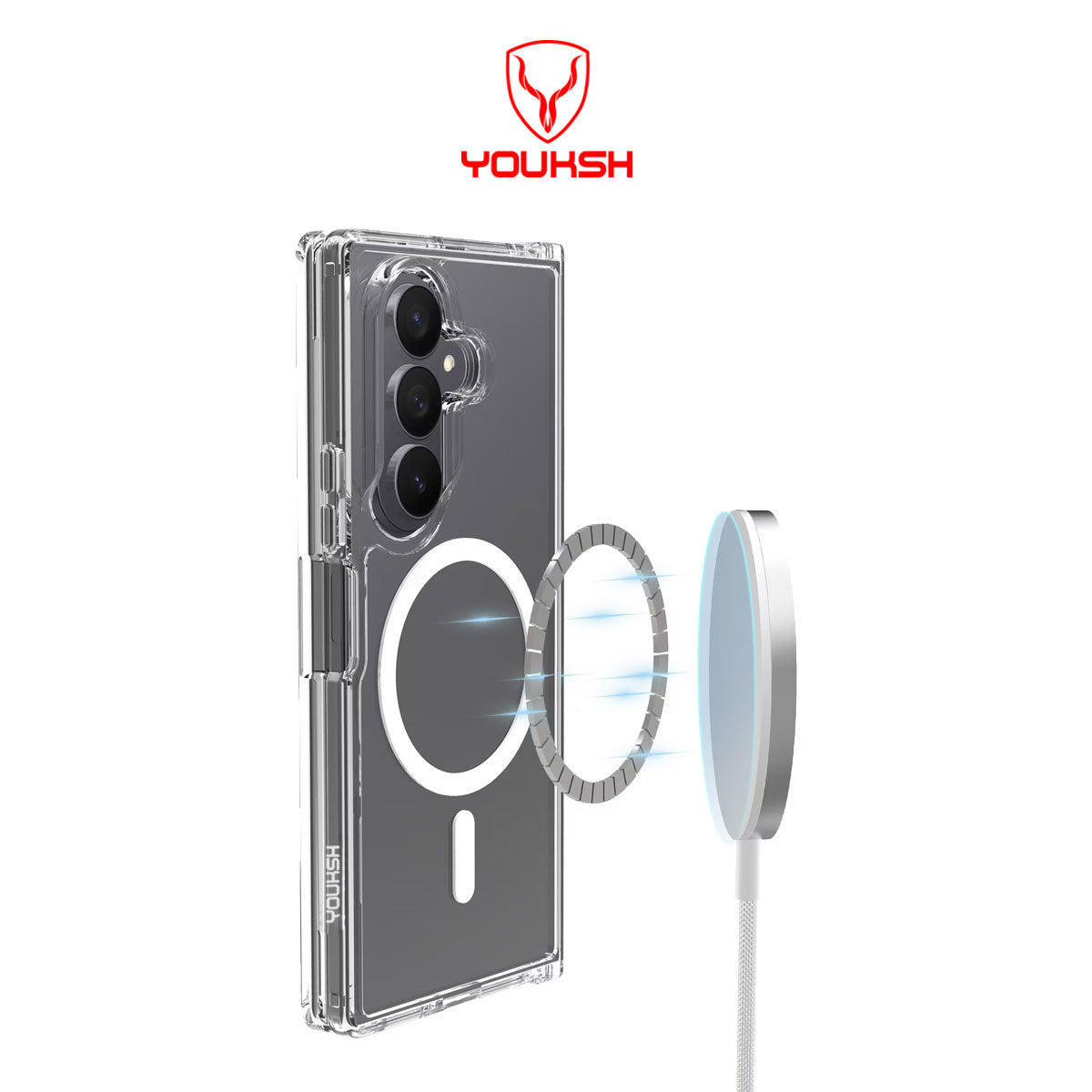 Samsung Galaxy Z Fold 8 Ultra Transparent MagSafe Case