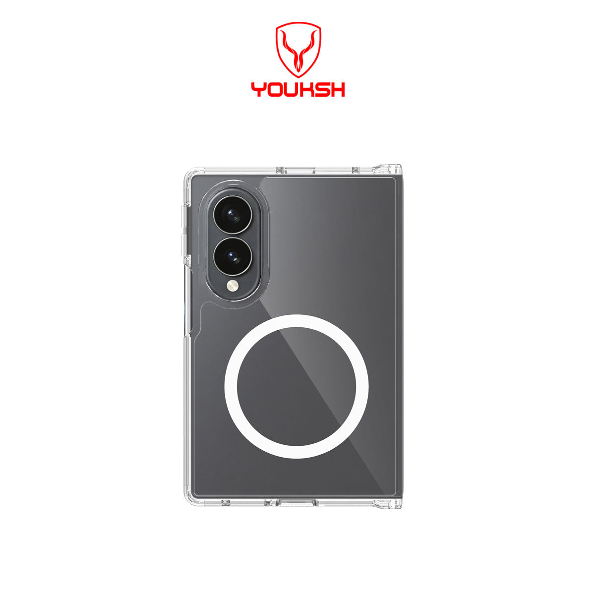 Samsung Galaxy Z Fold 8 Transparent MagSafe Case