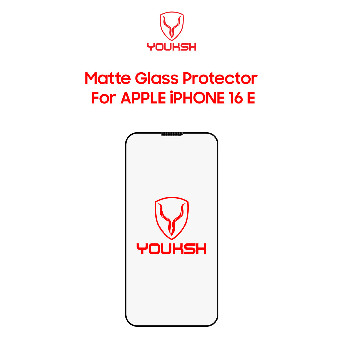 Apple iPhone 16e Matte Glass Protector