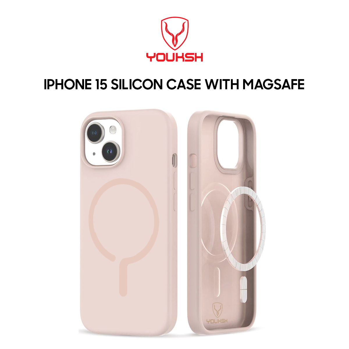 Apple iPhone 15 Soft Silicon Case with MagSafe