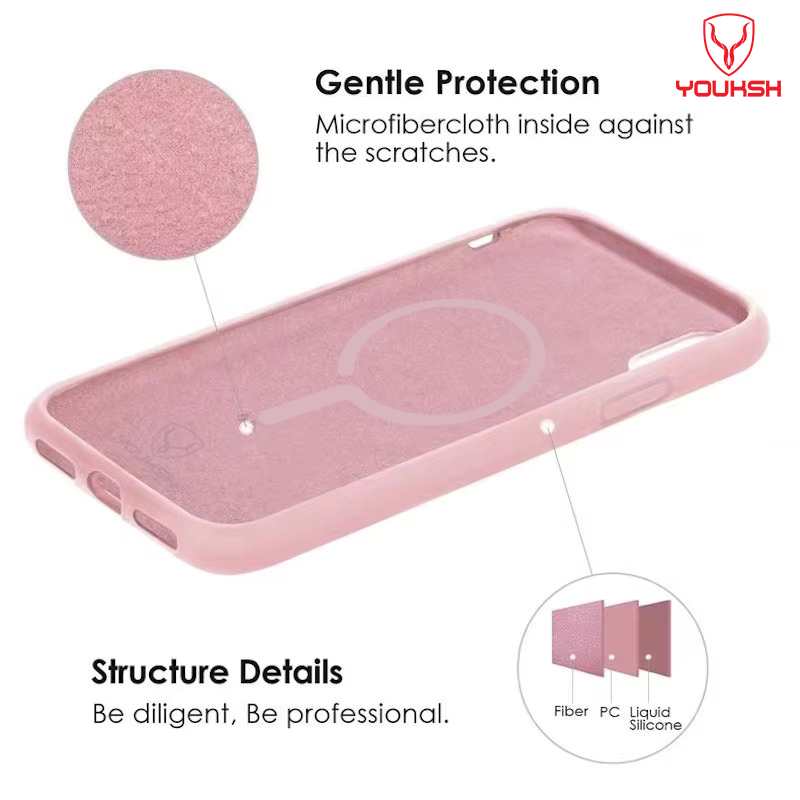 Apple iPhone 15 Soft Silicon Case with MagSafe