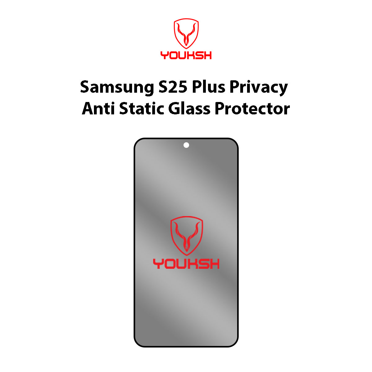 Samsung galaxy S25 Plus (Privacy Anti-Static Glass Protector)