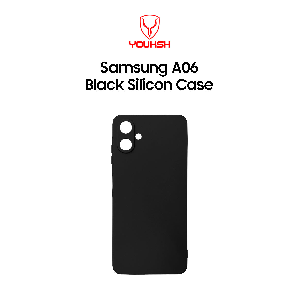 Samsung Galaxy A06 Black Silicone Case