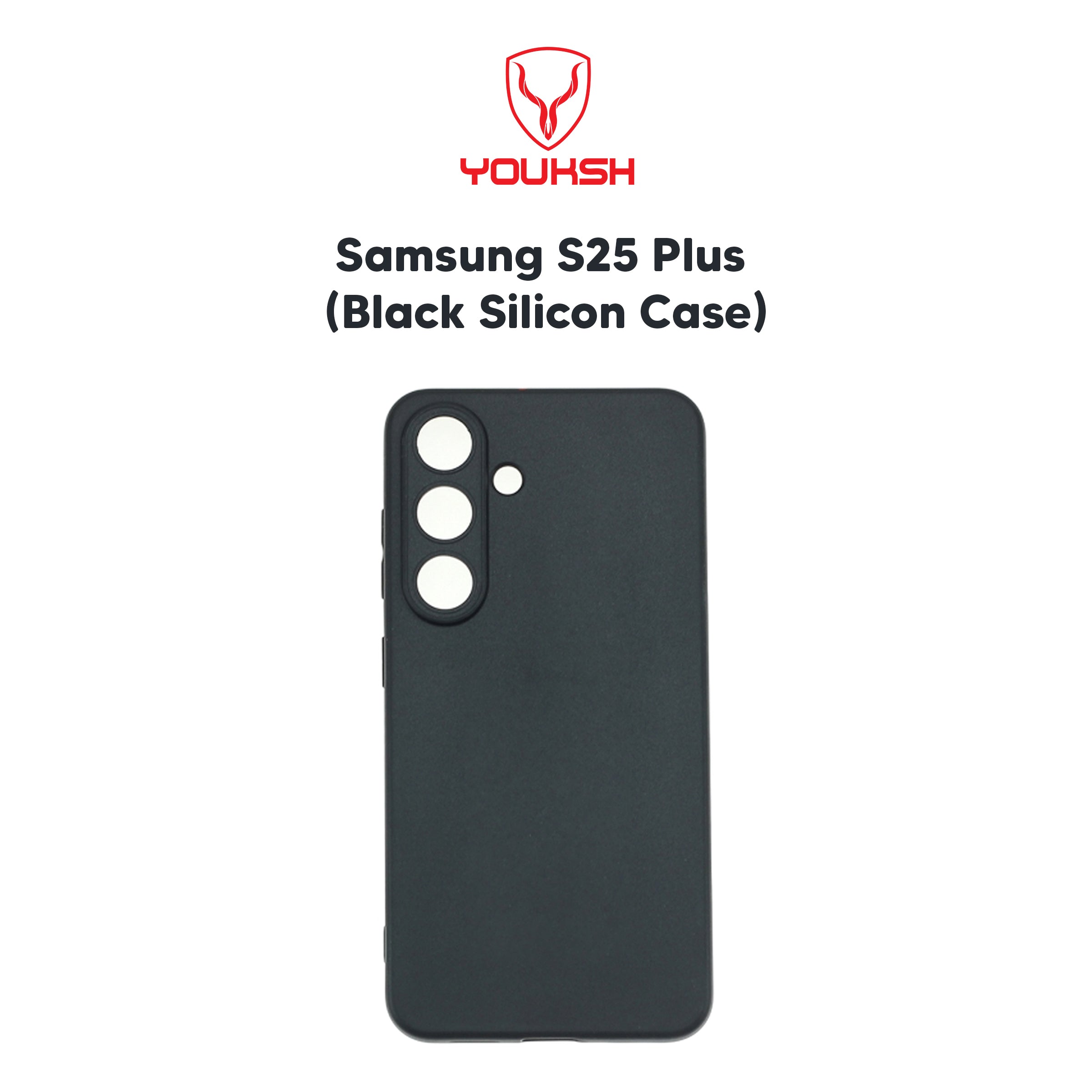 Samsung Galaxy S25 Plus (Black Silicone Case)