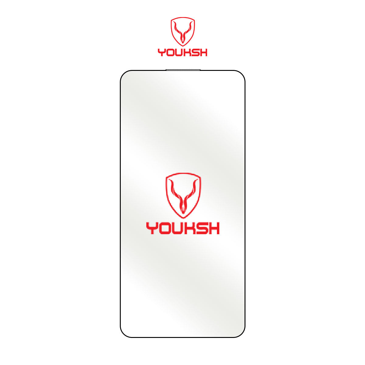 Youksh Anti-Dust Glass for iPhone 17 Pro Max – Dustproof Edge & Speaker Screen Protector, 9H Tempered