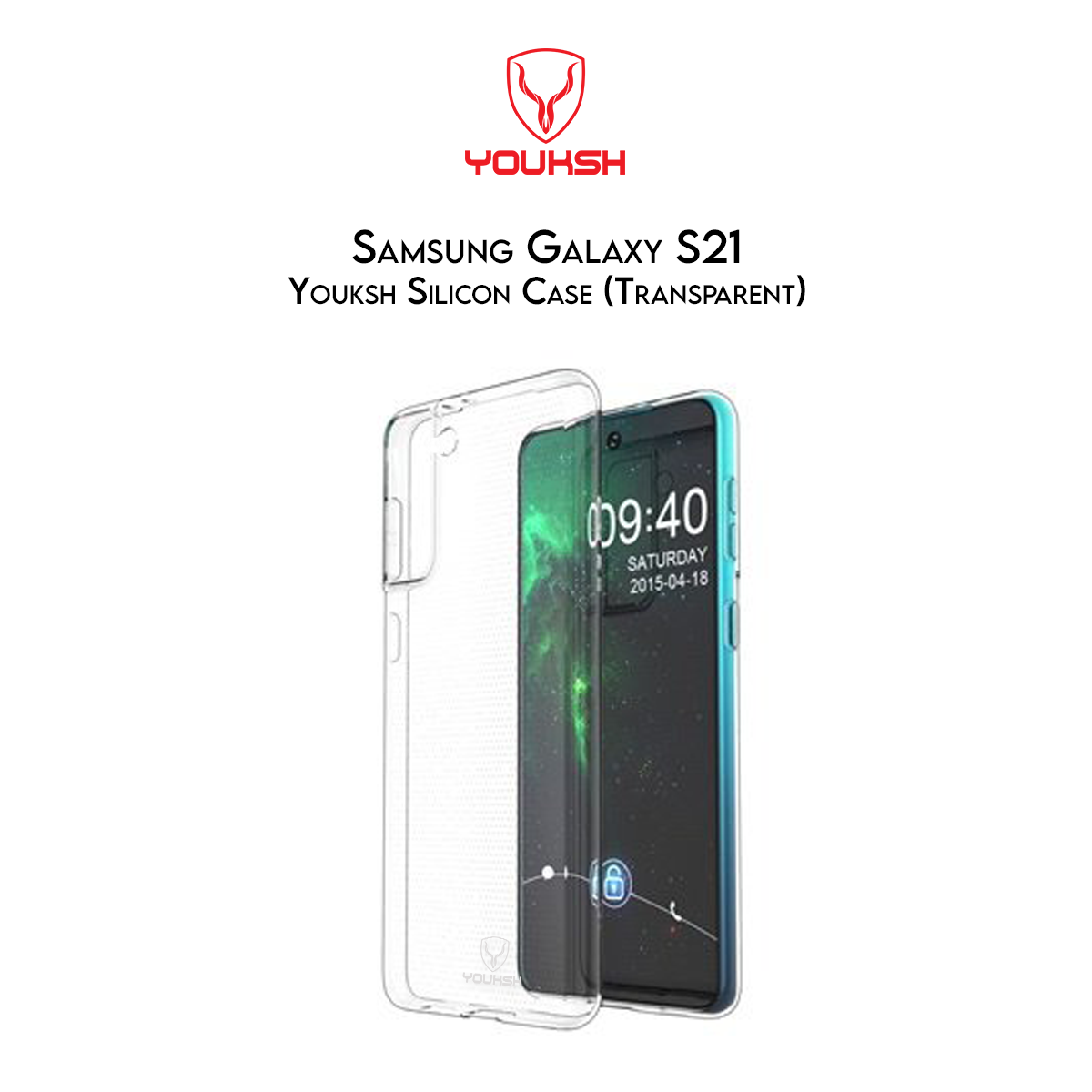 Samsung Galaxy S21 Transparent Case (Shock Proof)