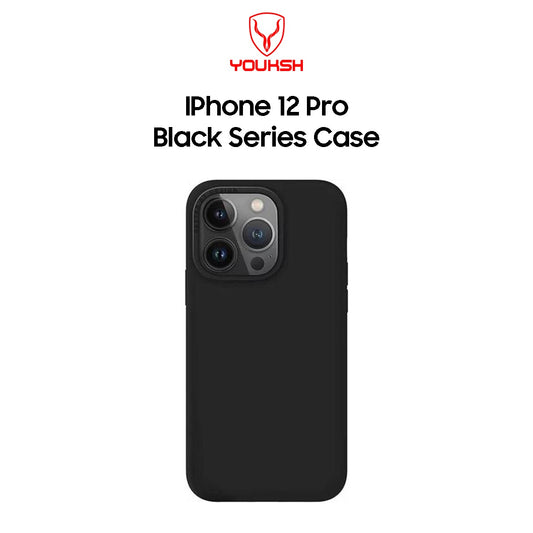 Apple iPhone 12 Pro Black Silicon Case