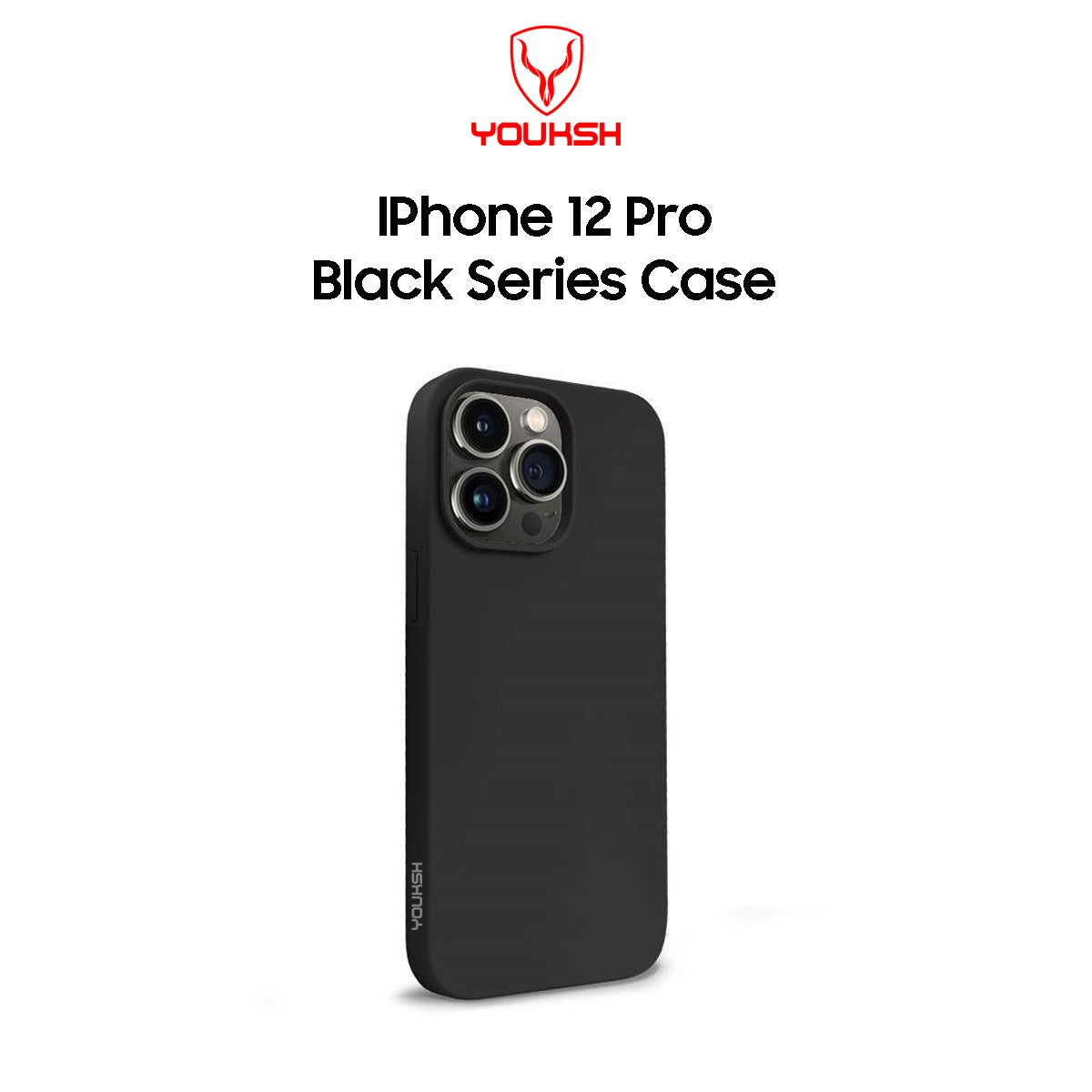 Apple iPhone 12 Pro Black Silicon Case