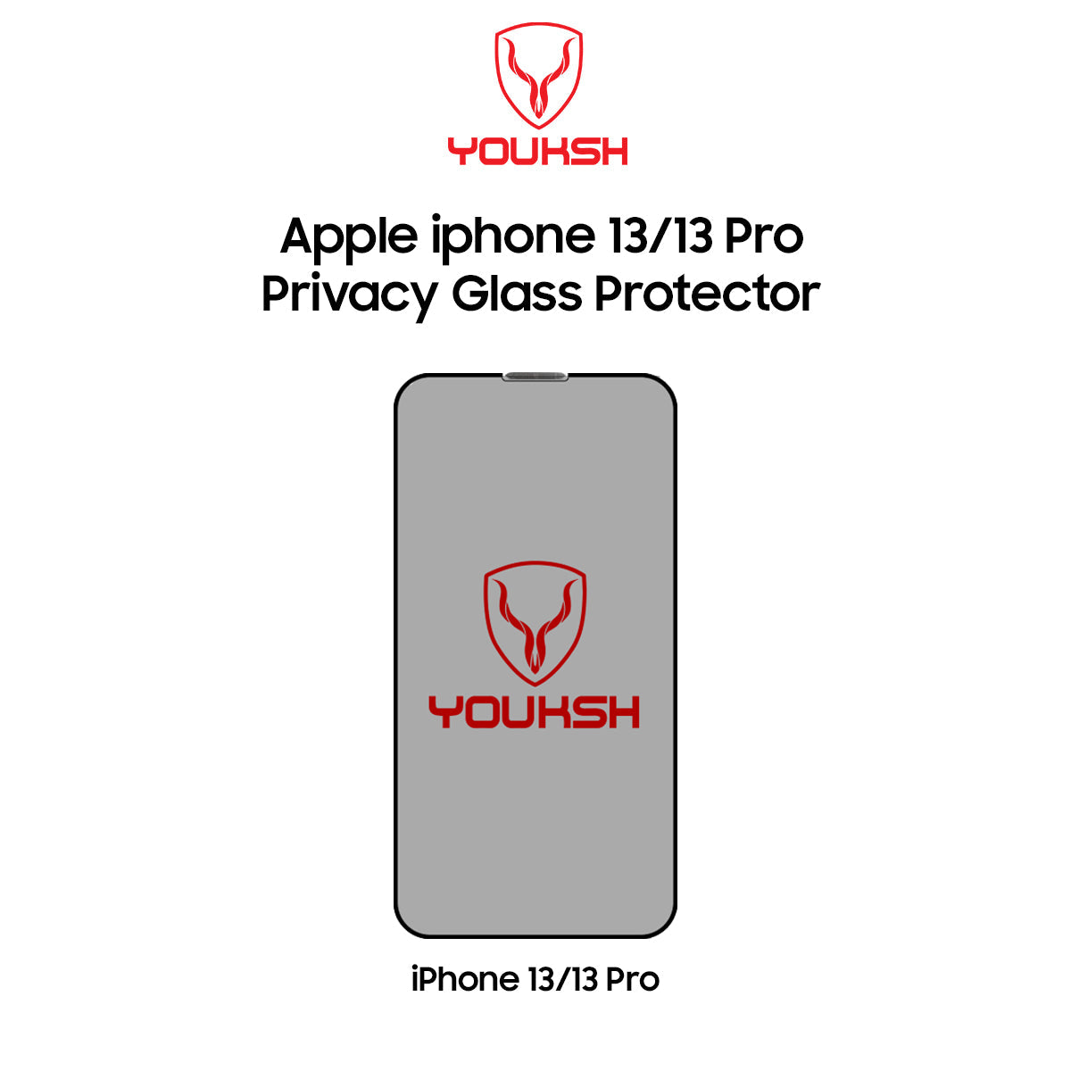 Apple iPhone 13/13 Pro (Privacy Glass Protector)
