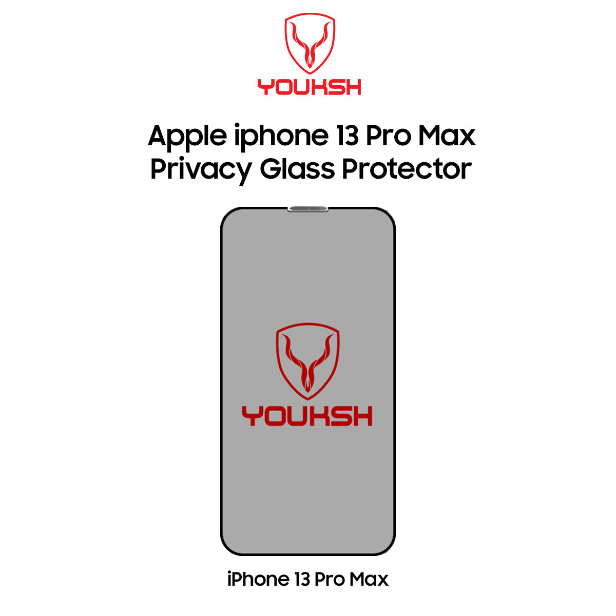 Apple iPhone 13 Pro Max (Privacy Glass Protector)
