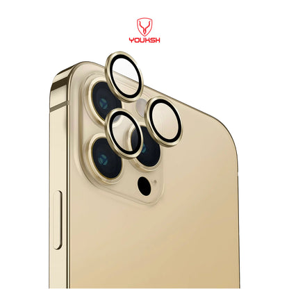 YOUKSH IPhone 14 Pro Max/14 Pro Camera Ring Glass Protector.