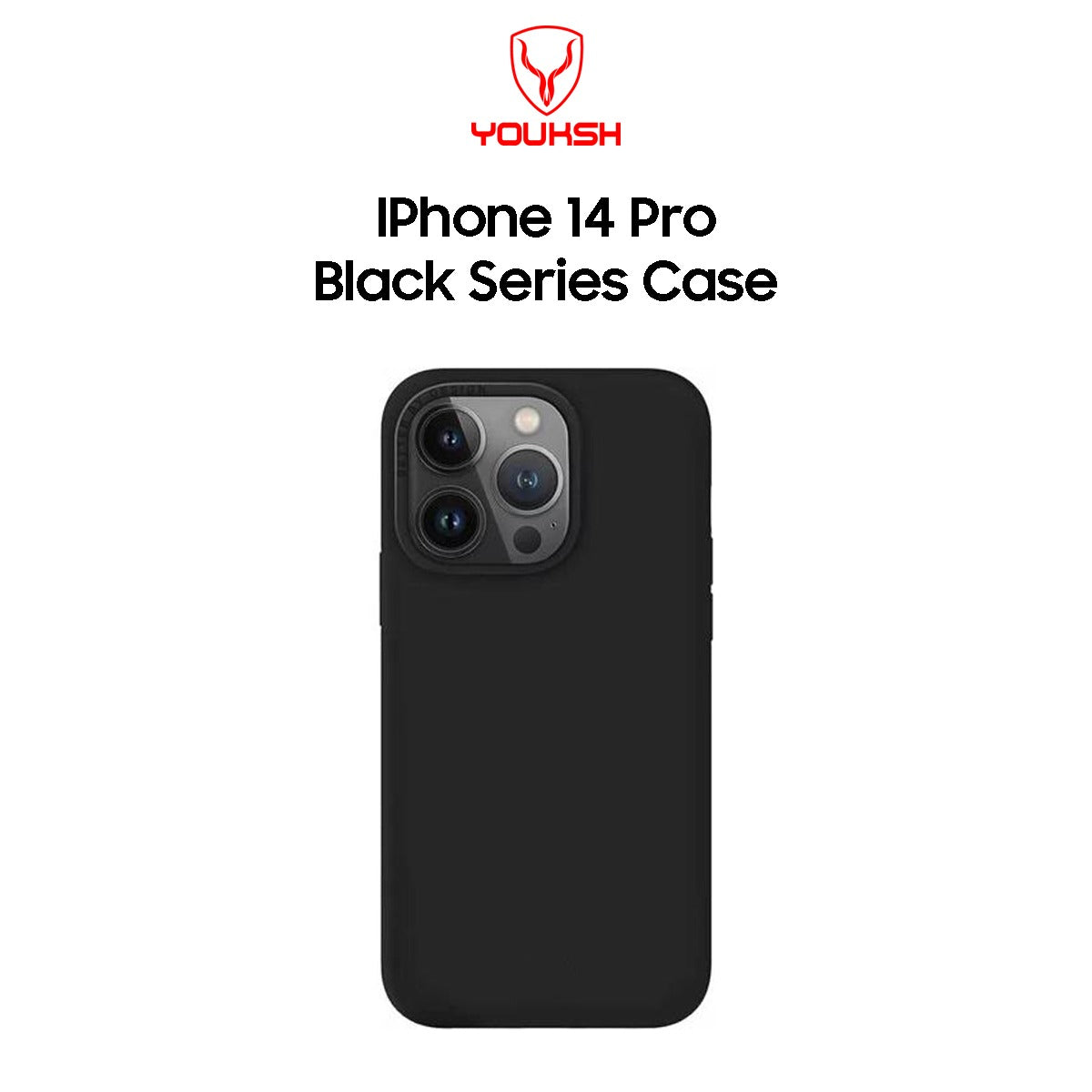 Apple iPhone 14 Pro Black Silicon Case