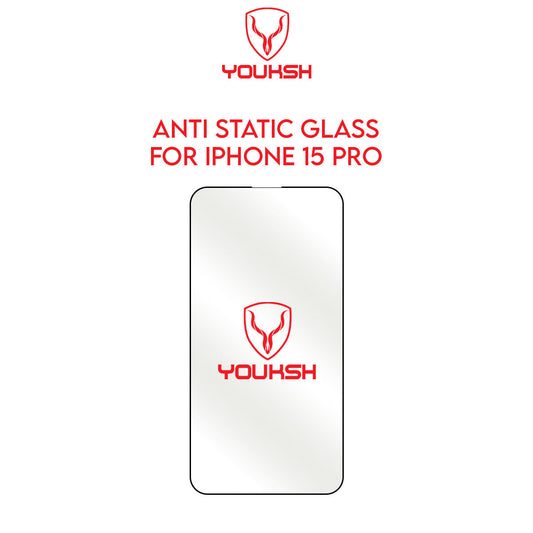 Apple iPhpne 15 PRO (6.1) Anti Static Clear Glass Protector