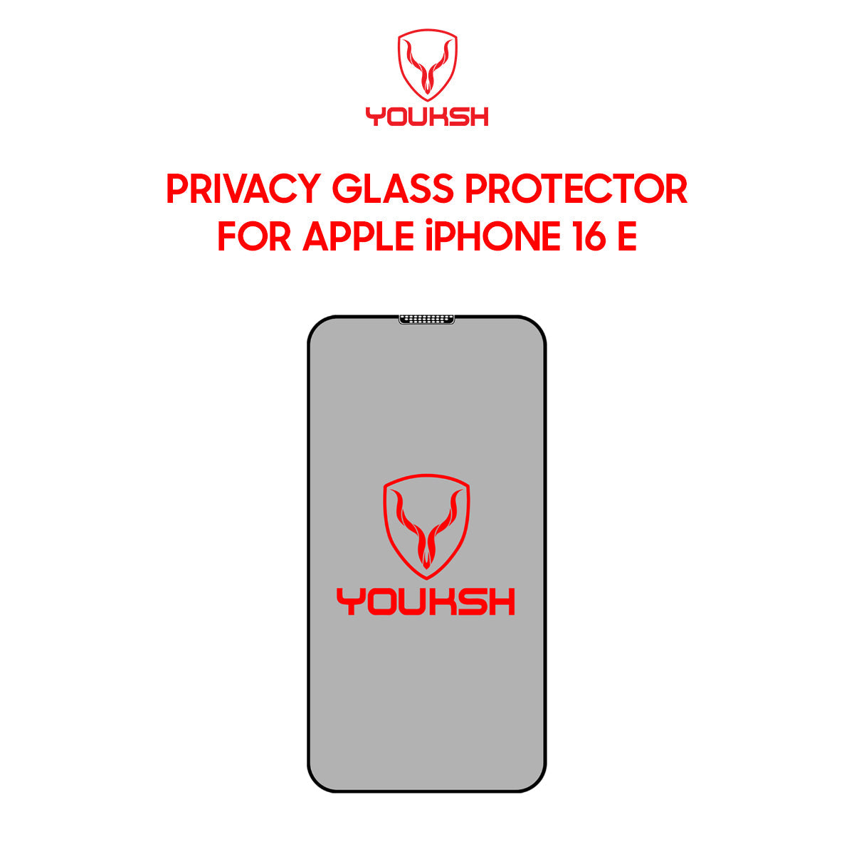 Apple iPhone 16e Privacy Glass Protector