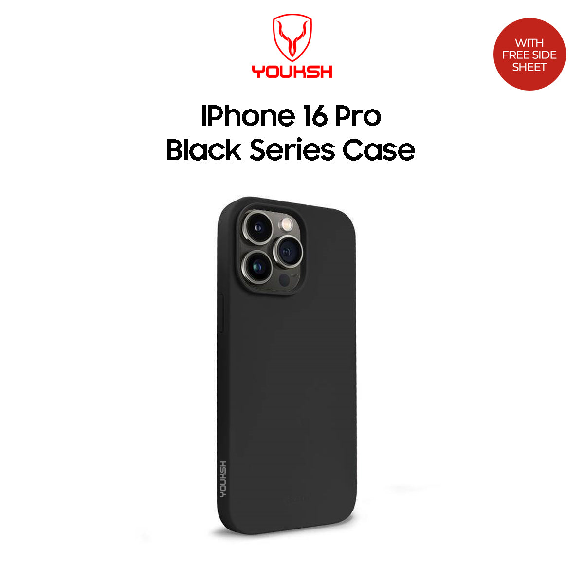 Apple iPhone 16 Pro Black Silicon Case