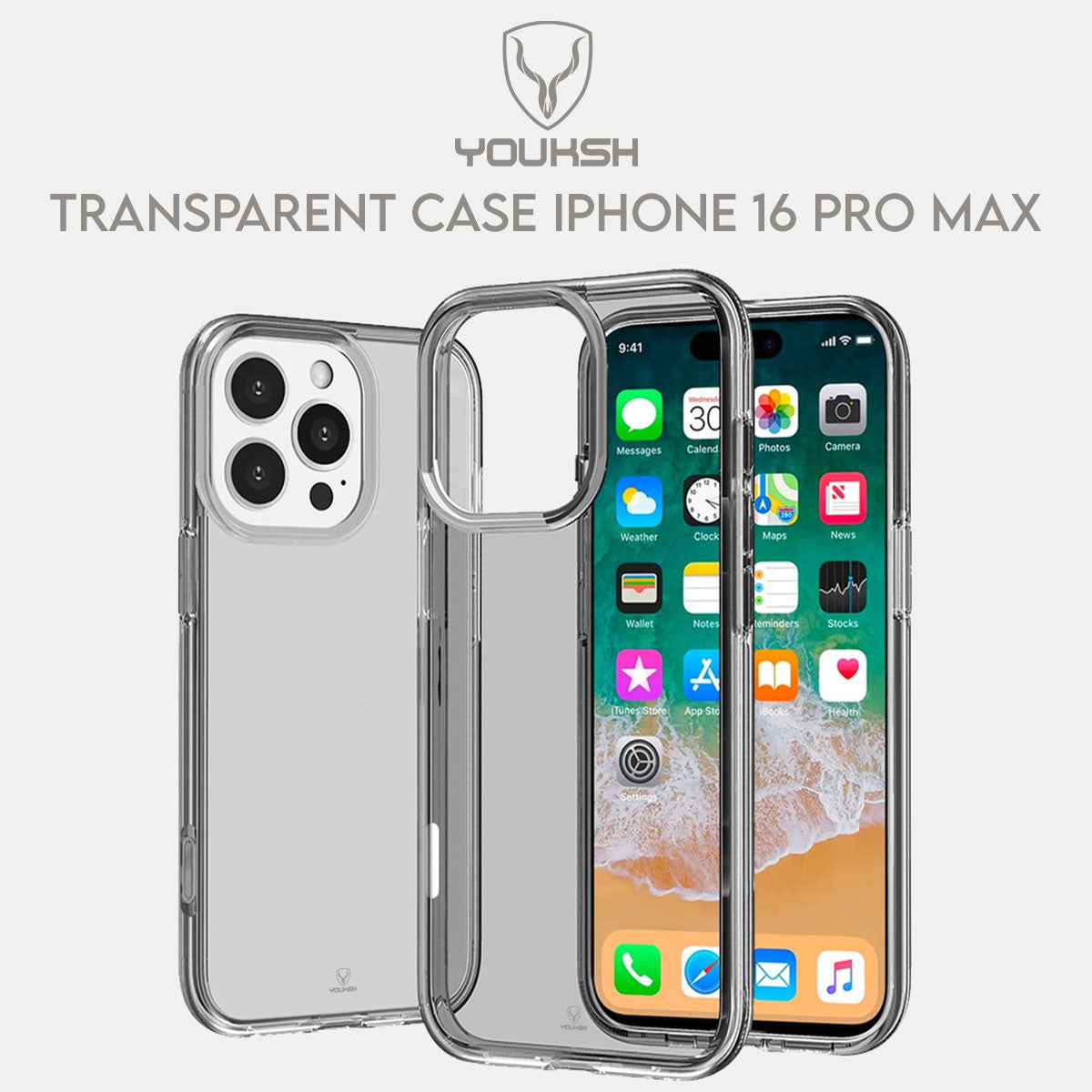 Apple iPhone 16 Pro Max Transparent Case