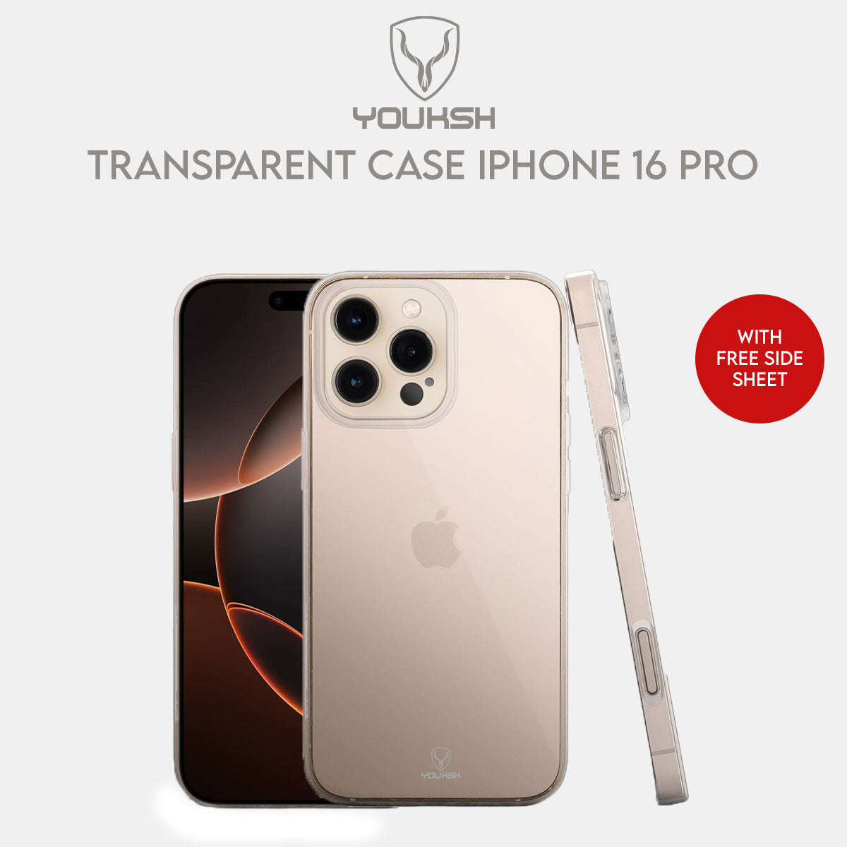 Apple iPhone 16 Pro Transparent Case