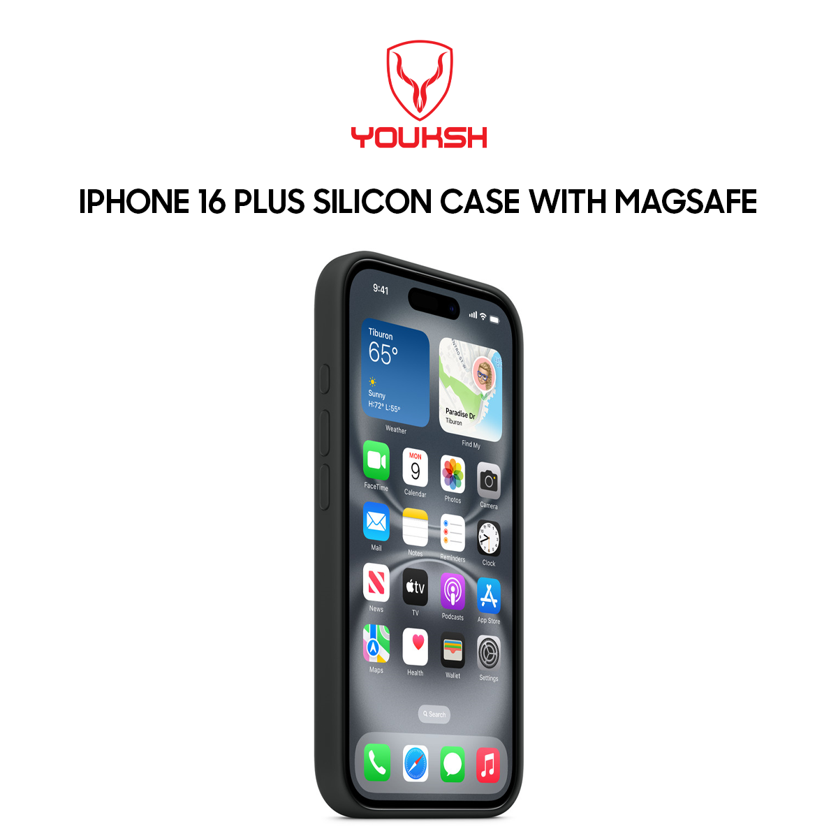 Apple iPhone 16 Plus Soft Silicon case with MagSafe