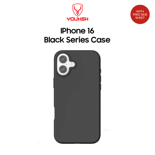 Apple iPhone 16 Black Silicon Case