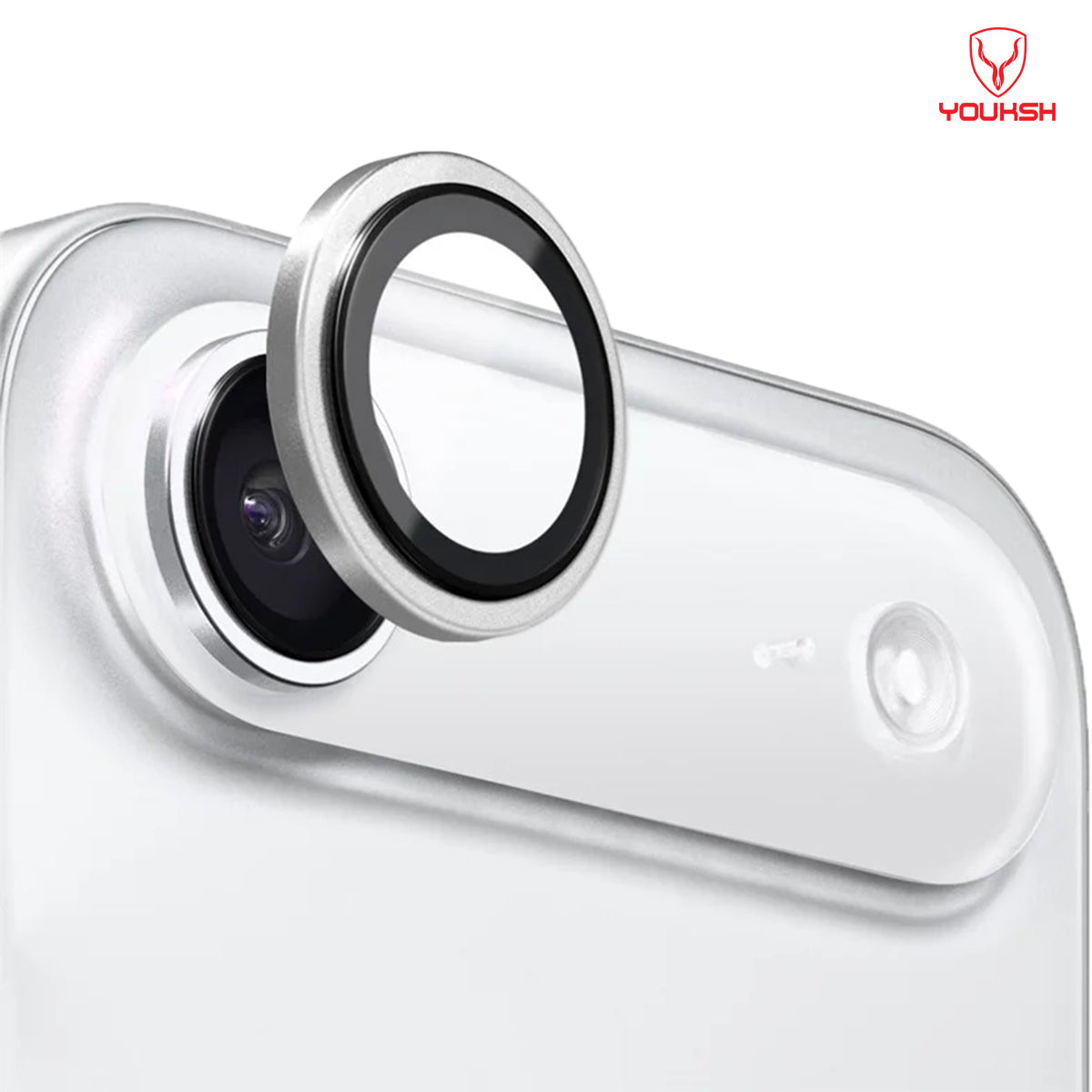 YOUKSH IPhone 17 Air Camera Ring Glass Protector.