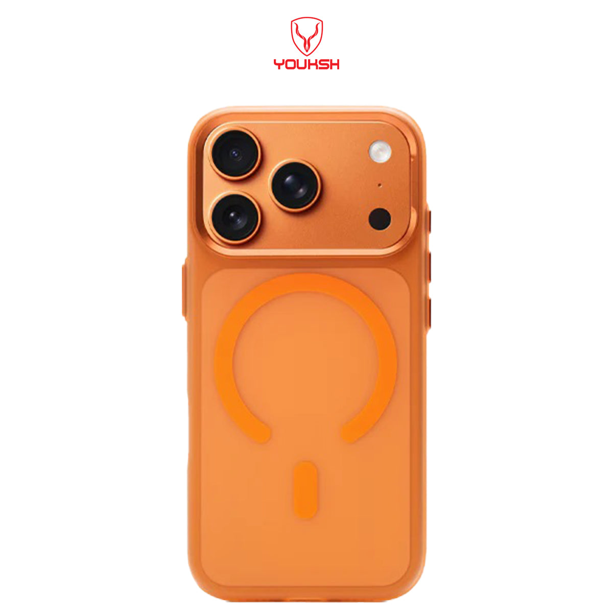 YOUKSH Mag Safe Slim Matte Case For IPhone 17 Pro.