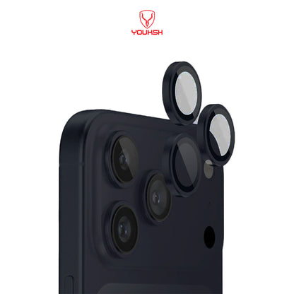YOUKSH IPhone 17 Pro Max Camera Ring Glass Protector.