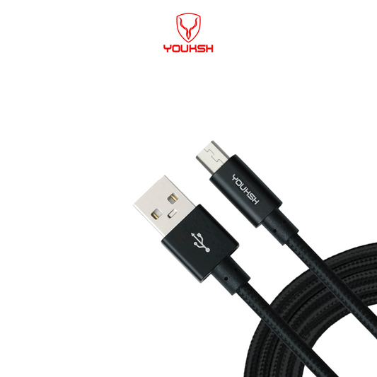 YOUKSH Mark-V Power Bank Cable - Fast Transmission - High Quailty - 20cm - Non Breakable Power Bank Cable - Android.
