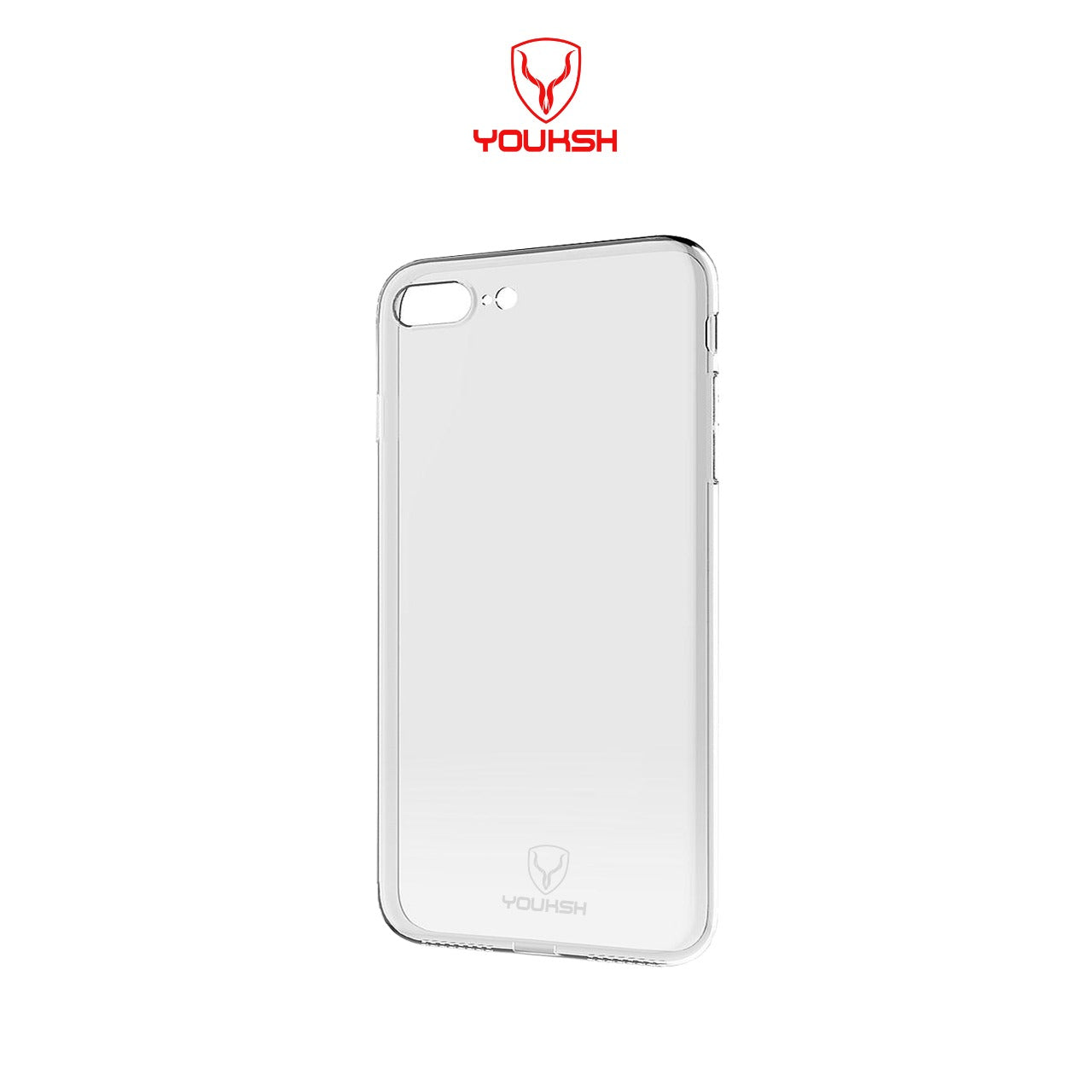 Youksh Apple iphone 7 Plus/8 Plus - Transparent Jelly Back Cover - Transparent - Iphone Series.