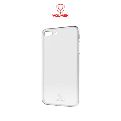 Youksh Apple iphone 7 Plus/8 Plus - Transparent Jelly Back Cover - Transparent - Iphone Series.