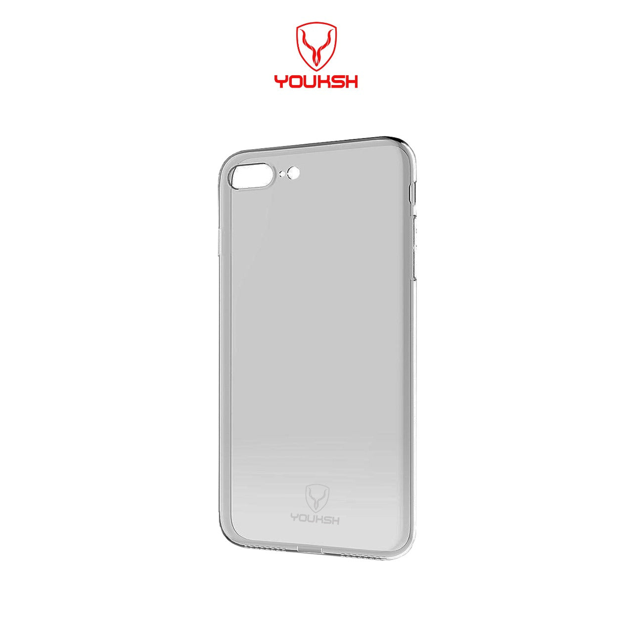 Youksh Apple iphone 7 Plus/8 Plus - Transparent Jelly Back Cover - Transparent - Iphone Series.