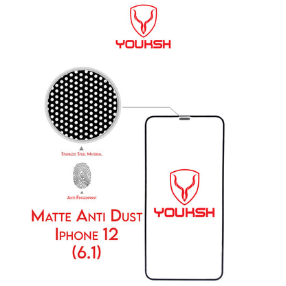 Apple iphone 12 - Matte Glass Protector (Anti Dust)
