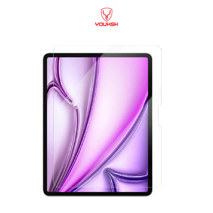 YOUKSH iPad Tempered Glass Protector For iPad Air 11 inch M2, 2024.