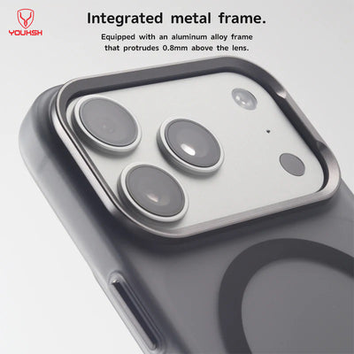 YOUKSH MagSafe Slim Matte Case for iPhone 17 Pro