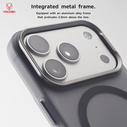 YOUKSH Mag Safe Slim Matte Case For IPhone 17 Pro Max.