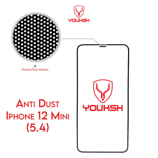 Apple iPhone 12 Mini - Youksh Anti Dust Glass Protector With Installation kit.