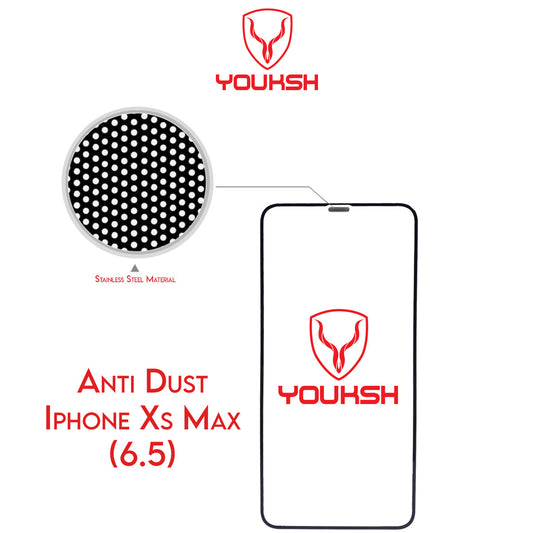 Apple iPhone Xs Max - Youksh Anti Dust Glass Protector With Installation kit.