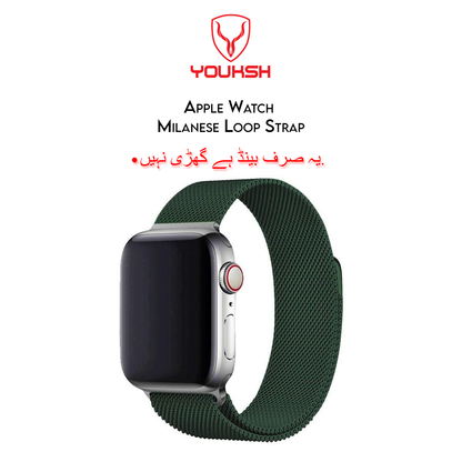 Apple iWatch - Milanese Stainless Steel Strap - 42mm/44mm (Series 1/2/3/4/5/6)