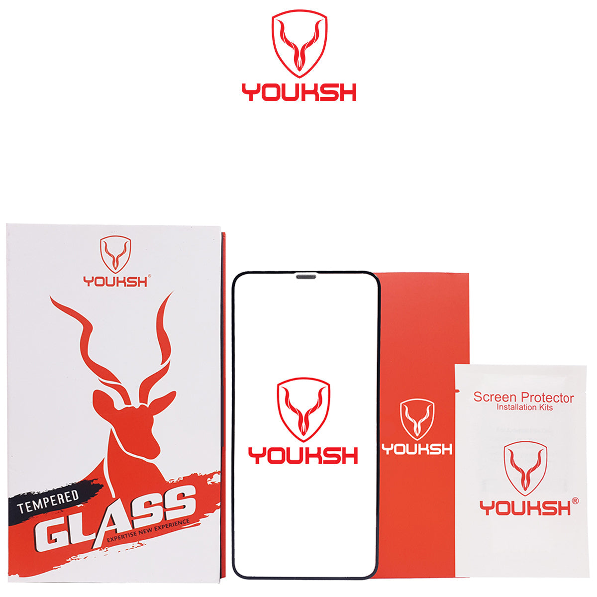 Apple iPhone 11 - Youksh Anti Dust Glass Protector With Installation kit.