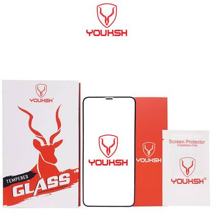 Apple iPhone 11 - Youksh Anti Dust Glass Protector With Installation kit.